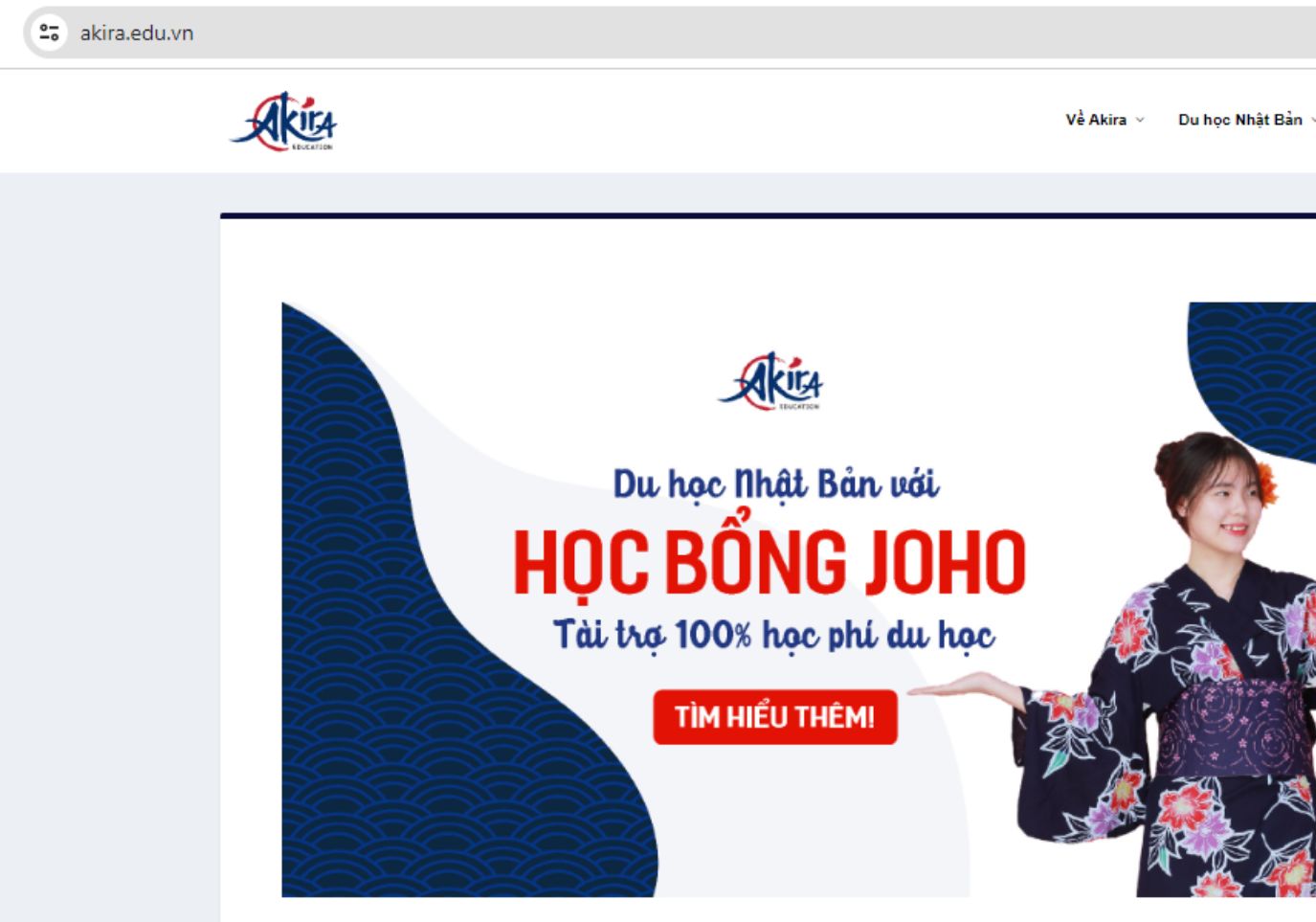 Tiếng Nhật Akina có mặt trên thị trường nhiều năm 