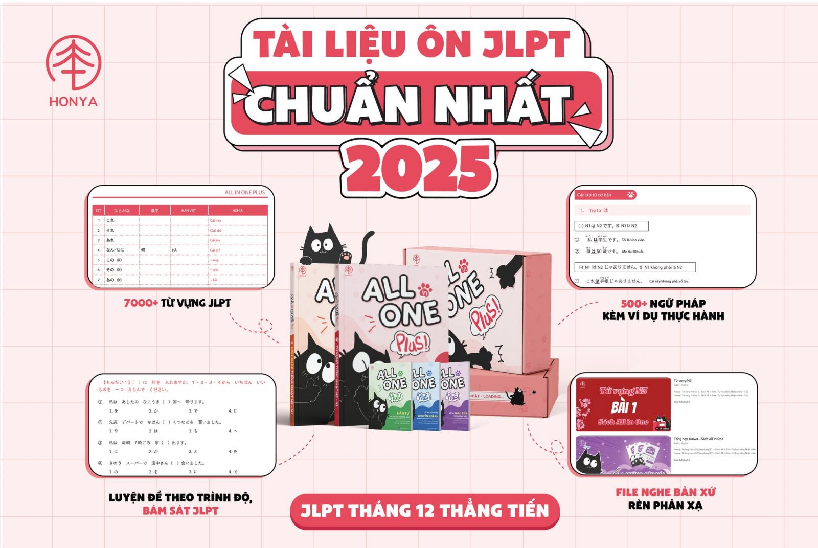 COMBO LÀM CHỦ TIẾNG NHẬT N5-N1 - ALL IN ONE (8900 Yên)