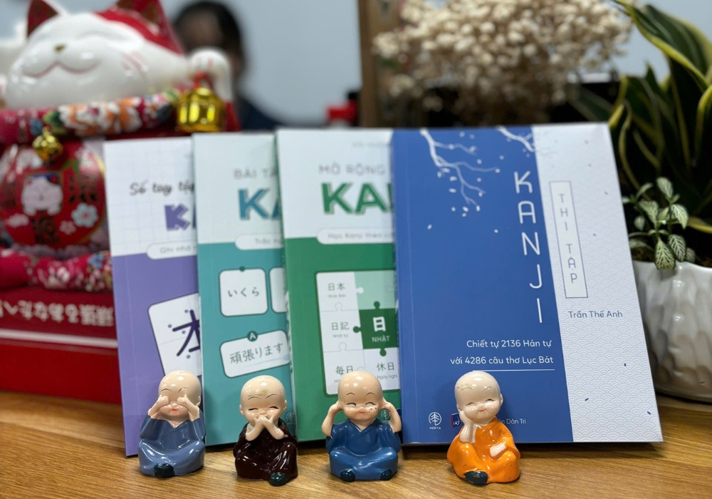 Kanji thi tập - bộ sách học kanji bài bản từ gốc và thực hành rèn luyện chuyên sâu 