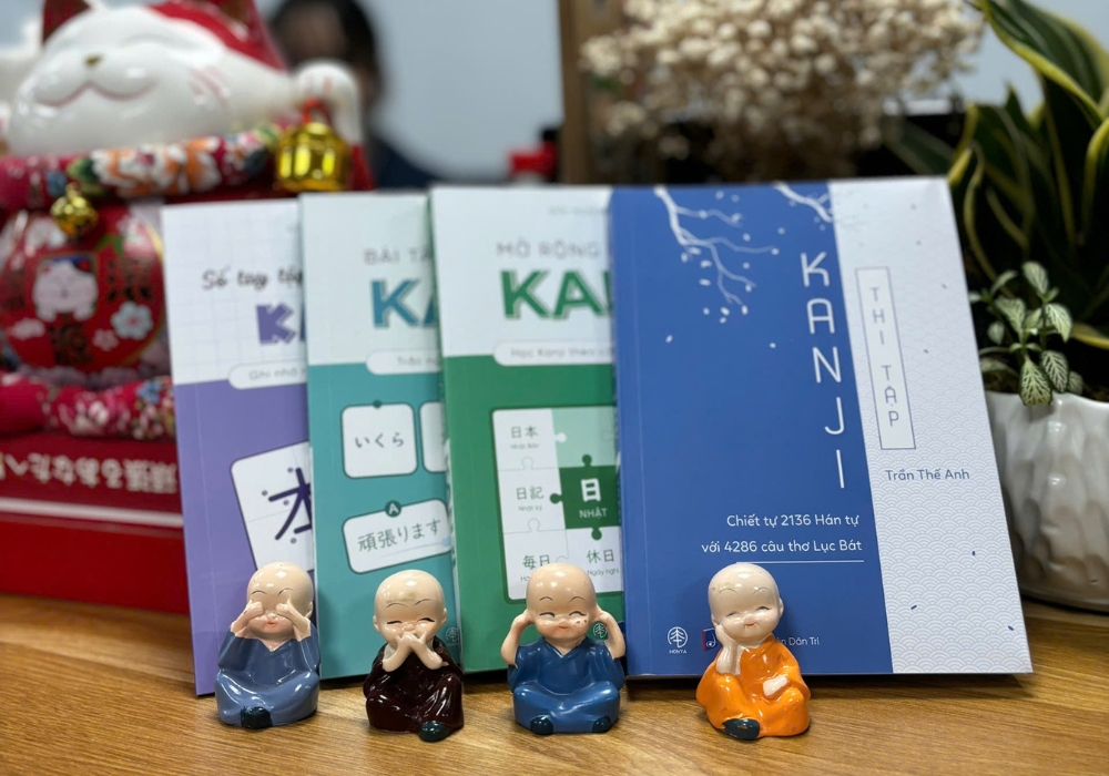 Lựa chọn sách Kanji thi tập để học kanji bài bản từ gốc và luyện viết chữ kanji