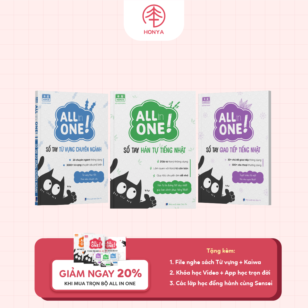 COMBO SỔ TAY GIAO TIẾP - CHUYÊN NGÀNH - HÁN TỰ