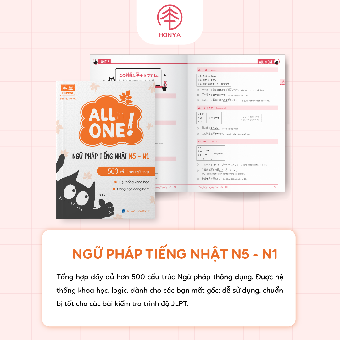 COMBO LÀM CHỦ TIẾNG NHẬT N5-N1 - ALL IN ONE