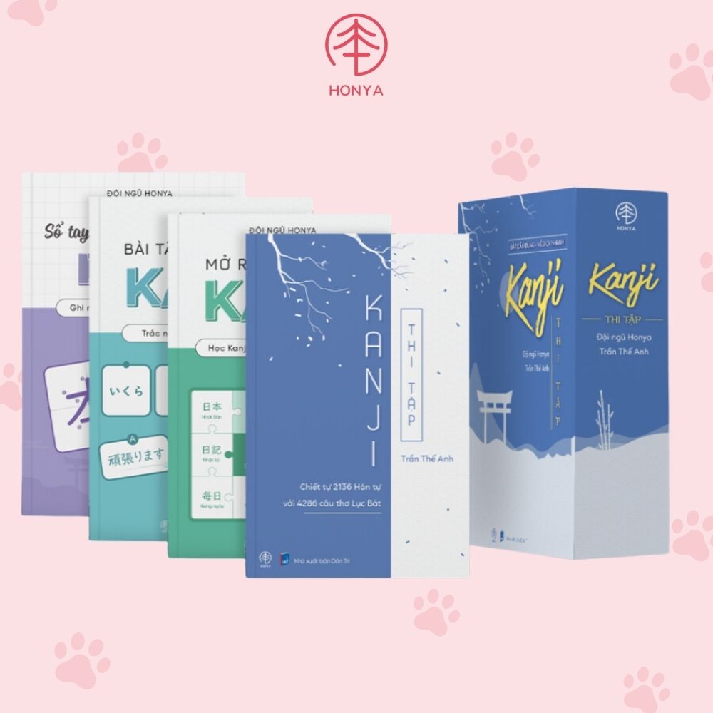 COMBO GIÁO TRÌNH KANJI THI TẬP (5150 Yên)