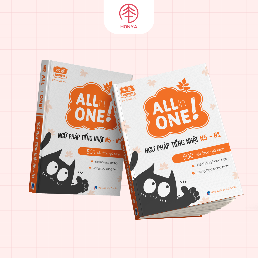 TỔNG HỢP NGỮ PHÁP TIẾNG NHẬT N5 - N1 (3350 Yên)